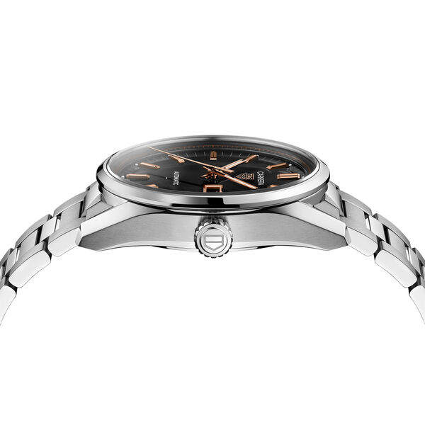 Carrera 41 mm automatique en acier inoxydable